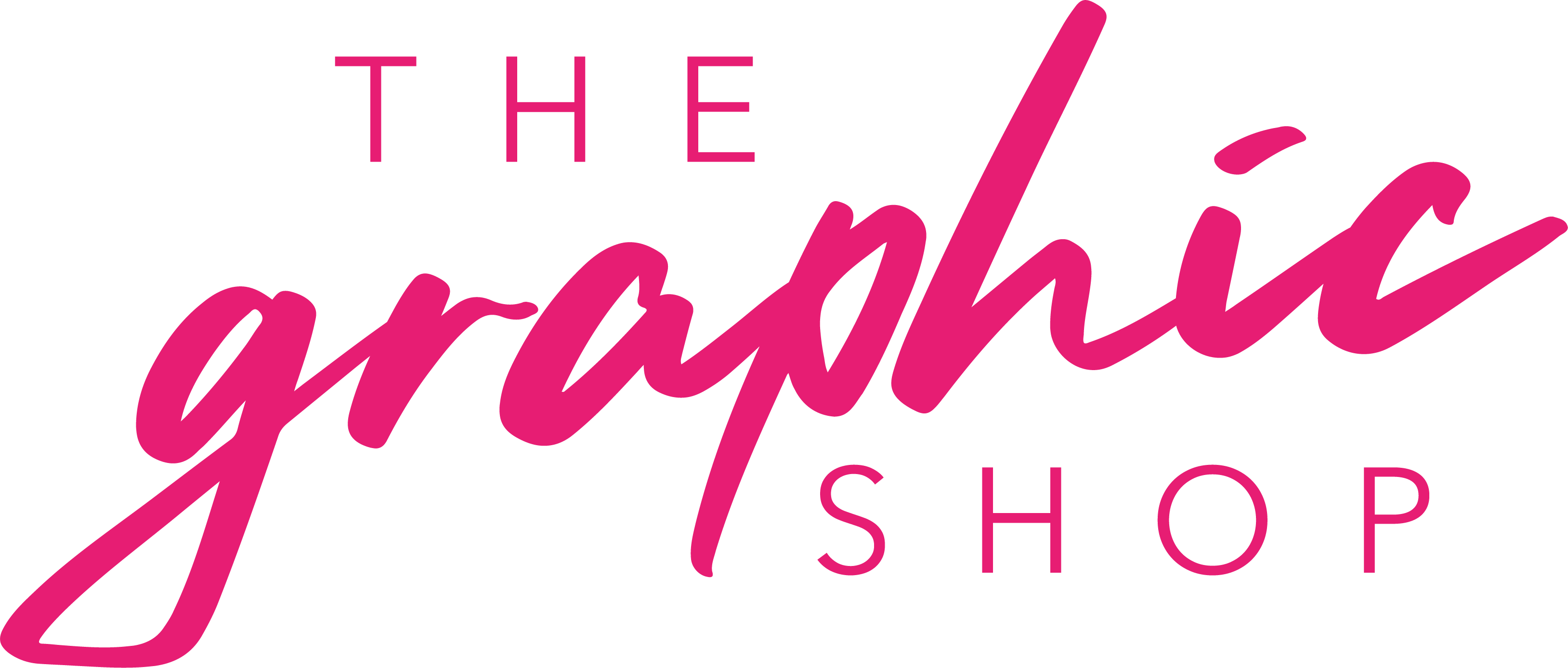 The graphic shop logo